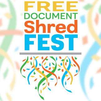 Free document shred fest logo