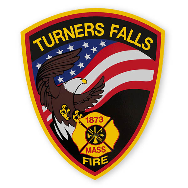 turners falls fire department shield logo